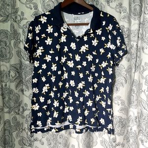 Croft & Barrow woman’s XXL classic polo, flower design
